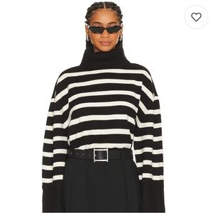 WeWoreWhat black and white striped jumper / sweater